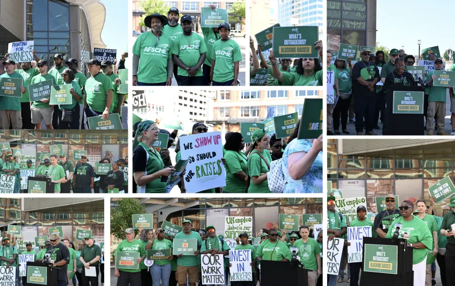 Collage of USM workers
